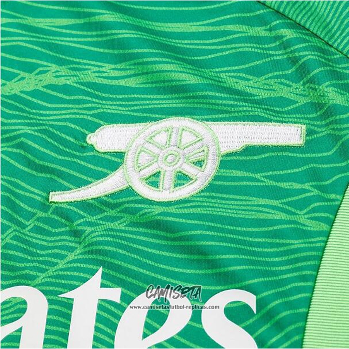 Camiseta Arsenal Portero 2021-2022 Manga Larga Verde